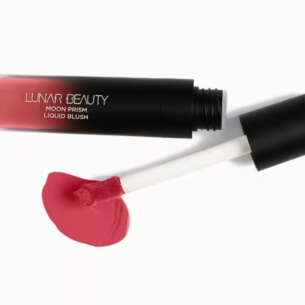 Lunar Beauty Moon Prism Liquid Blush in Fuego Fushia